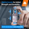 Forge 4-Digit Combination Lock, TSA Approved Locks for Luggage, Travel, Gym, School, Suitcase, Backpack, Pelican case, Easy Read dials, Zinc Alloy Body. view 3