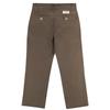 Buyless Fashion Boys Pants Flat Front Soft Cotton Casual Regular Fit Straight - 21S1824-KKI-24M Khaki view 2