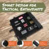 14er Tactical Patch Display Board | Patch Panel Board for Patches, Collection Patch Holder | Patch Wall Display Hook and Loop Panel | Morale Patch Board, Military Patch Display (Black) view 2