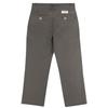 Buyless Fashion Boys Pants Flat Front Soft Cotton Casual Regular Fit Straight - 21S1824-DGR-4 Dark-Gray view 3