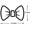 List A Pre-Tied Adjustable BOWTIE Selections for Men Women juniors to All Occasions Events Costumes (Rainbow Diagonals) view 3