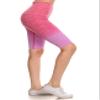 Women's Athletic Space Dye Ombre Leggings (Fuchsia, Medium) view 1