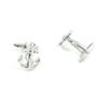 2 Pairs Cufflinks Cuff Links Classic Fashion Jewelry Party Gift Wedding 031928 Shinning Silver Anchor view 1