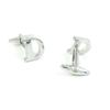 1 Pair Cufflinks Cuff Links Classic Fashion Jewelry Party Gift Wedding 425610 Shinning Silver Letter D view 1