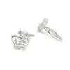 1 Pair Cufflinks Cuff Links Classic Fashion Jewelry Party Gift Wedding 890737 Shinning Silver Crown view 1