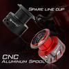 Sougayilang Fishing Reel Ultra Smooth Powerful,13+1BB Spinning Reel,Lightweight Graphite Frame, CNC Aluminum Spool for Freshwater(red 5000) view 4