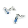 2 Pairs Cufflinks Cuff Links Classic Fashion Jewelry Party Gift Wedding 548427 Blue Hourglass view 1