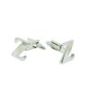 1 Pair Cufflinks Cuff Links Classic Fashion Jewelry Party Gift Wedding 440981 Shinning Silver Letter Z view 1