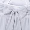 TiaoBug Girls Spaghetti Chiffon Ballet Dance Dress Empire Waist Gymnastics Leotard Lyrical Ballerina Dance Costume White# 7-8 view 2