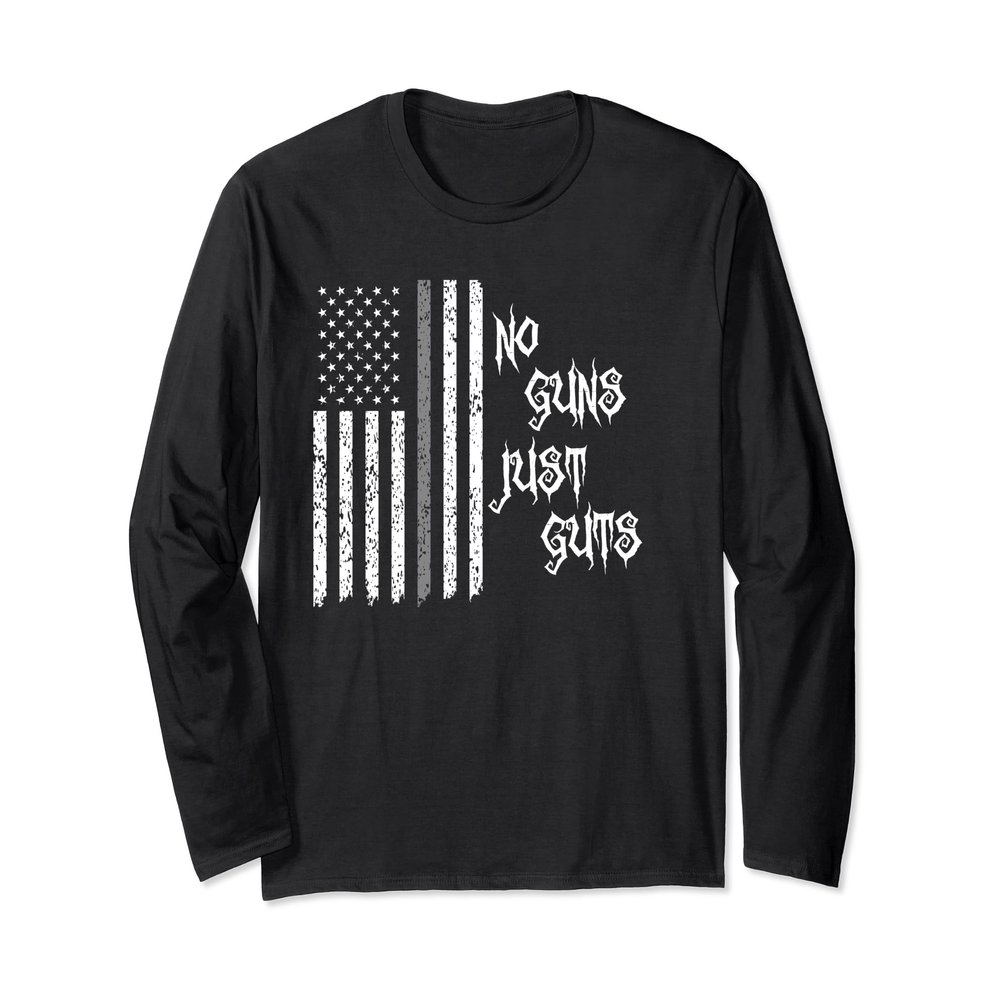 Corrections Officer Gift No Guns Just Guts American Flag