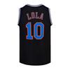 Mens Basketball Jerseys #10 Lola Space Movie Jersey Shirts White/Black (Black, Medium) view 1