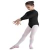 Agoky Girls Turtle Neck Long Sleeve Gymnastics Leotard Ballet Dance Bodysuit Sport Outfit Athletic Yoga Training Clothing Top Black 8-10 Years view 4