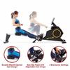 Circuit Fitness Deluxe Foldable Magnetic Rowing Machine with 8 Resistance Settings & Transport Wheels AMZ-986RW view 3