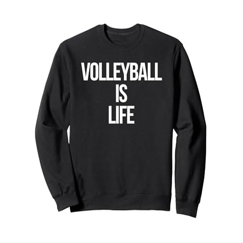 Cute College Volleyball Sweat Shirt For Teen Girls and Women