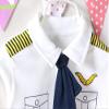 FANCYBABY Baby Pilot Boys Halloween Uniform Cosplay Romper Costume Outfit (12 to 18 Months, Long Sleeves) view 3