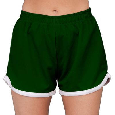 Costume Agent Adult Unisex Lightweight Workout Green Running Shorts (Green X-Large)