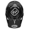 BELL Full-9 Fusion MIPS Lightweight Fiberglass Shell Adult Full Face MTB Downhill BMX Helmet - Fasthouse Matte Black/White, Small (53-55 cm) view 4