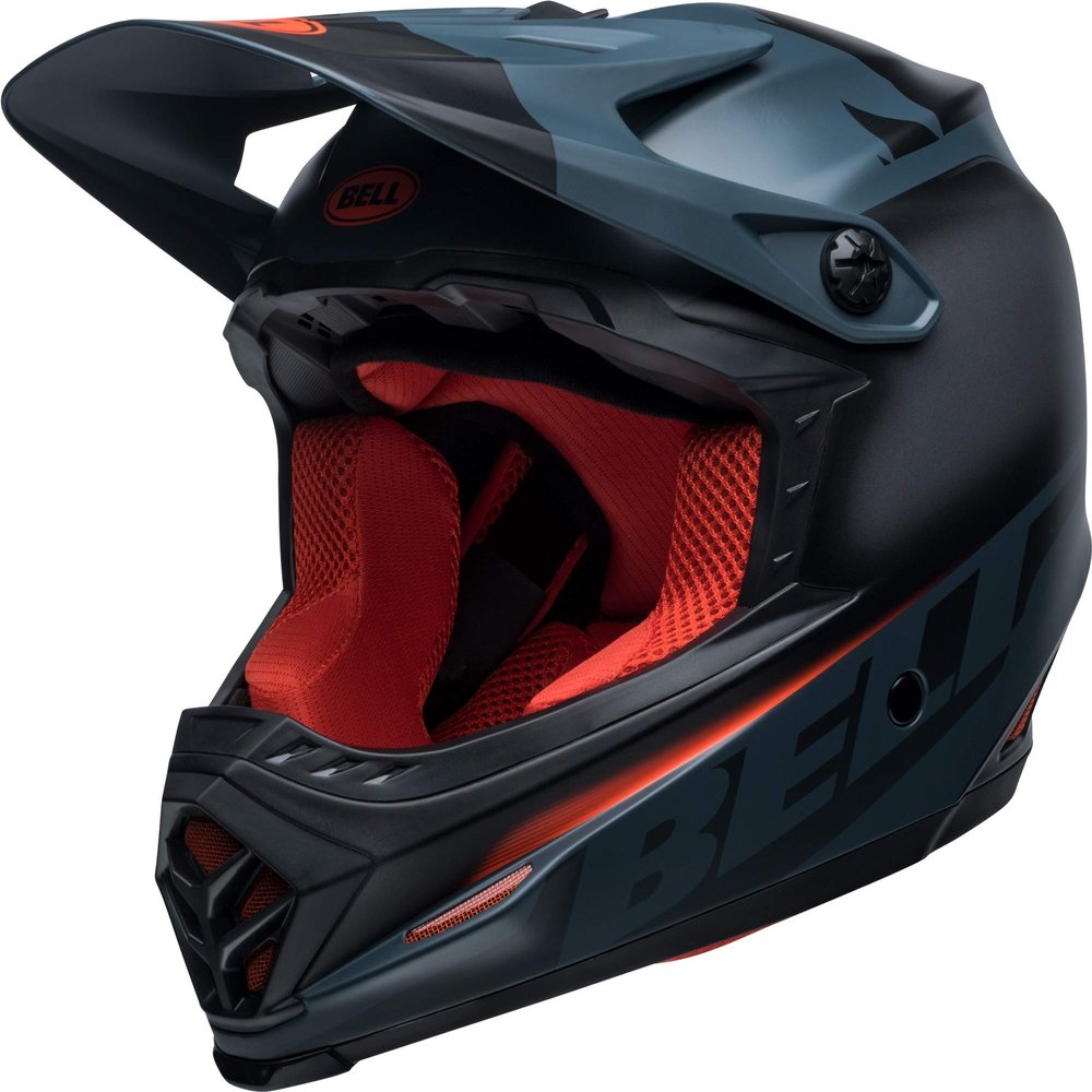 BELL Full-9 Fusion MIPS Adult Full Face Bike Helmet - Matte Black/Slate/Orange (Discontinued), X-Small (51-53 cm)