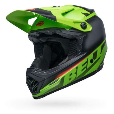 Bell Full-9 Fusion MIPS Helmet Matte/Gloss Green/Black/Crimson, M