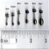 LaTisoro 3mm Pink Titanium Ball Stud Earrings for Sensitive Ears view 2