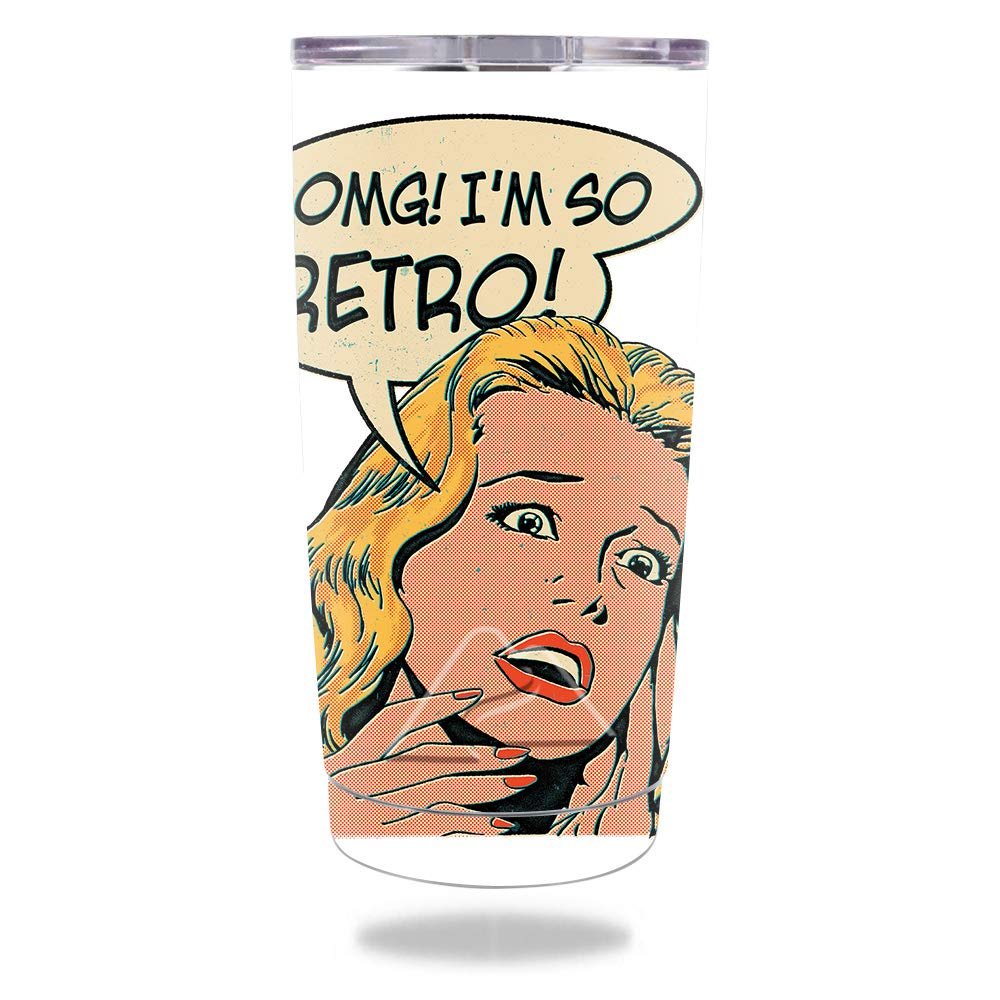 MightySkins Skin Compatible with Ozark Trail 20 oz Tumbler (2016) - Im So Retro | Protective, Durable, and Unique Vinyl Decal wrap Cover | Easy to Apply, Remove, and Change Styles | Made in The USA