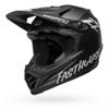 BELL Full-9 Fusion MIPS Lightweight Fiberglass Shell Adult Full Face MTB Downhill BMX Helmet - Fasthouse Matte Black/White, Large (57-59 cm) view 1