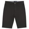 Buyless Fashion Boys Shorts Pants Flat Front Cotton Casual Straight Cut - 18S1624-S-BLK-5 Black view 1