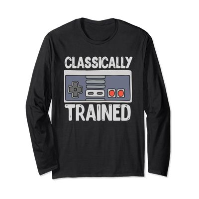 Classically Trained Gamer Long Sleeve Tshirt