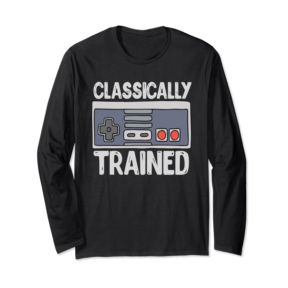 Classically Trained Gamer Long Sleeve Tshirt