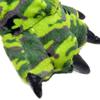 Millffy Funny Slippers Grizzly Bear Stuffed Animal Furry Claw Paw Slippers Toddlers, Kids & Adults Costume Footwear (Large - (Womens Size), Green Dino Camo) view 3