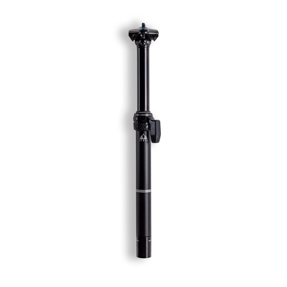 PNW Components Pine 27.2 Dropper Post, External Routing, Black, Metal (Aluminum Alloy), 90mm Travel, Gravel Grinder Bike