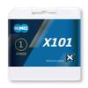 KMC Unisex's X101 Chain, Silver, 112 Link view 1