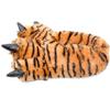 Millffy Funny Slippers Grizzly Bear Stuffed Animal Furry Claw Paw Slippers Toddlers, Kids & Adults Costume Footwear (Small - (Little Kids), Bengal Tiger) view 4