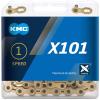 KMC Unisex's X101 Chain, Ti-Ni Gold, 112 Link view 1