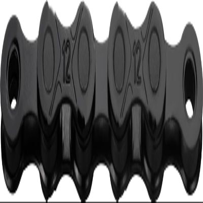 KMC Unisex's DLC 12 Chain, Black, 1/2 x 11/128