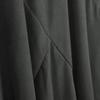 EXCHIC Women's Elegant Ankle Length Ruffle Hem Elastic Waist Suede Midi Skirt (S, Dark Grey) view 4