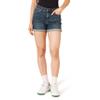 Amazon Essentials Women's Mid-Rise Slim Fit 4" Denim Shorts, Dark Denim, 8 view 1