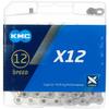KMC Unisex Adult X12 Chain X12 Chain - Silver, 1/2 x 11/128 view 1