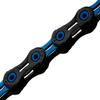 KMC Unisex's DLC 10 Speed Chain, Black/Blue, 116 Link view 2