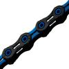 KMC Unisex's DLC 10 Speed Chain, Black/Blue, 116 Link view 3