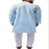 Sojanya (Since 1958 Men'S Sky Blue Cotton Blend Only Long Kurta, Size 44 view 2