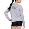 Under Armour Girls' UA Finale Hoodie Youth X-Small Gray view 2