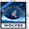 Trends International NBA Minnesota Timberwolves - Logo 18 Wall Poster, 22.375" x 34", Black Framed Version view 3