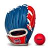 Franklin Sports Kids Baseball Glove - Air Tech Youth Tball Glove - Toddler + Youth Teeball, Baseball + Softball Mitt - Right Hand Throw - Navy/Red - 8.5" view 1