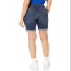 Amazon Essentials Women's Mid-Rise Slim fit Denim Bermuda Shorts with Pockets, Dark Denim, Size 18 view 2