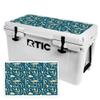 MightySkins (Cooler Not Included) Skin Compatible with RTIC 45 Cooler Lid (2017 Model) - Deco Fish | Protective, Durable, and Unique Vinyl Decal wrap Cover | Easy to Apply | Made in The USA view 1