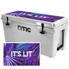 MightySkins (Cooler Not Included) Skin Compatible with RTIC 65 Cooler Lid (2017 Model) - Its Lit | Protective, Durable, and Unique Vinyl Decal wrap Cover | Easy to Apply | Made in The USA view 1