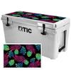 MightySkins (Cooler Not Included) Skin Compatible with RTIC 65 Cooler Lid (2017 Model) - Neon Tropics | Protective, Durable, and Unique Vinyl Decal wrap Cover | Easy to Apply | Made in The USA view 1