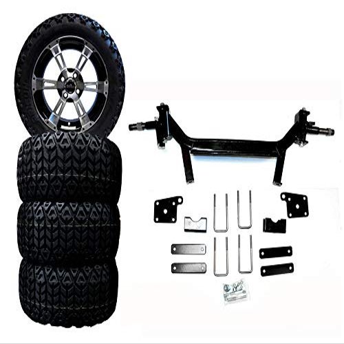 5" Lift Kit Combo with 14" Colossus for EZGO TXT Electric Golf Carts 2002-2010