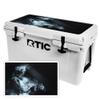 MightySkins (Cooler Not Included) Skin Compatible with RTIC 45 Cooler Lid (2017 Model) - Ghost of A Soldier | Protective, Durable, and Unique Vinyl wrap Cover | Easy to Apply | Made in The USA view 1